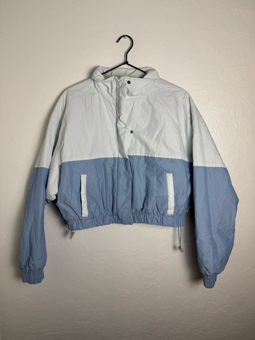 PacSun Light Blue & Sky Colorblock Cropped Jacket - Picture 8 of 10